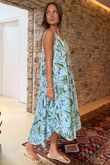 Made in Italy Tiki Pure Cotton Midi Dress Powder /32 =